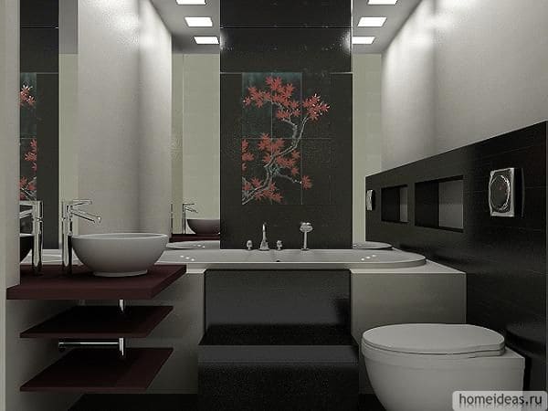 Ванная комната в японском стиле4