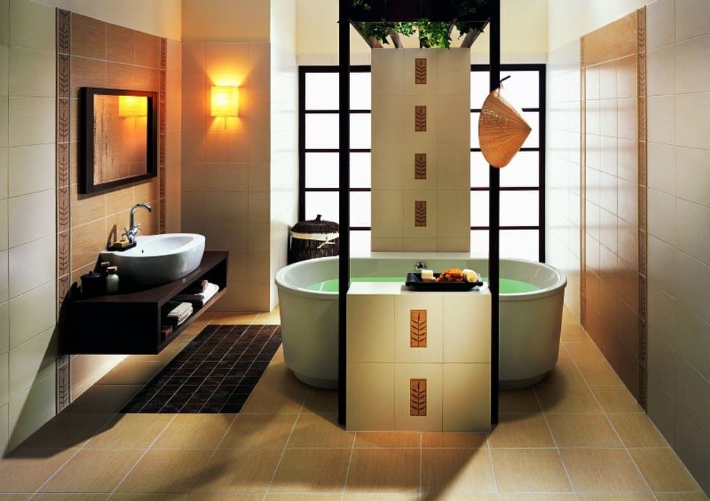 Ванная комната в японском стиле5